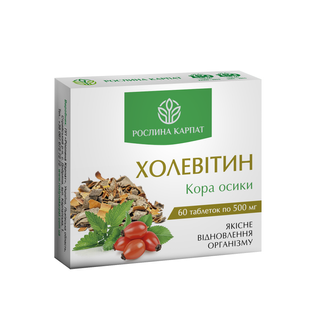 Холевітин 60 таб. 000000206 фото